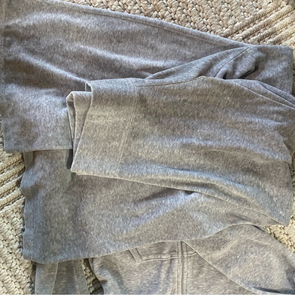 Juicy Couture Light Gray Hoodie flare pant y2k new - Picture 4 of 4
